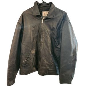 100% Leather Jacket Size Medium
